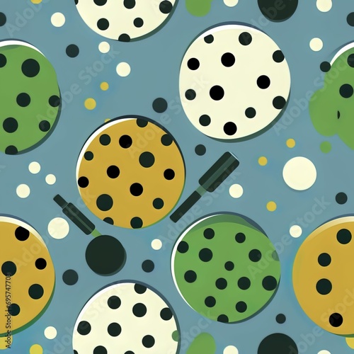 picleball seamless background pattern