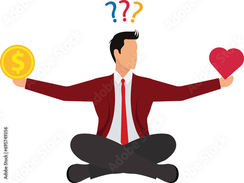 Businessman make a choice, Doorway, Entering, Entrance Hall, Finance and Economy