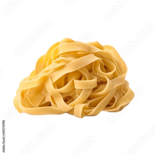 Spaghetti isolated on transparent background