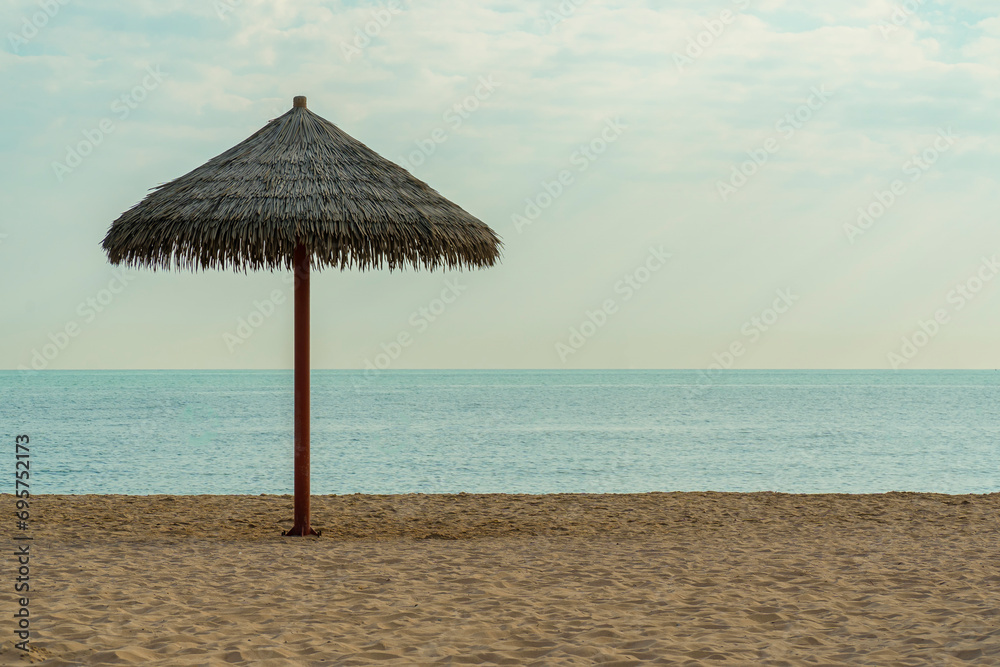wakra, Qatar- December 17, 2023: Beautiful beaches in Qatar. Al wakrah beach wakra souq 
Doha Qatar