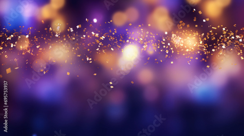 Festive abstract blue background