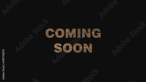 Wooden Cut, Coming Soon