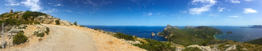 Cap Formentor Mallorca Balearen Insel Panorama