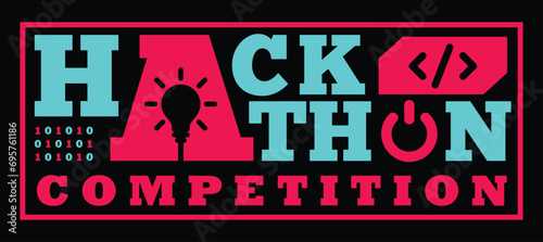Hackathon or Information Technology Idea Competition or Coding Competition Logo