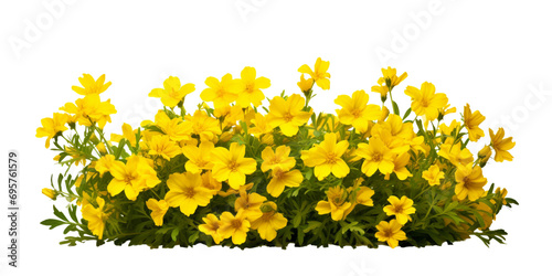 yellow flower bush Artificial Intelligence Generative #695761579