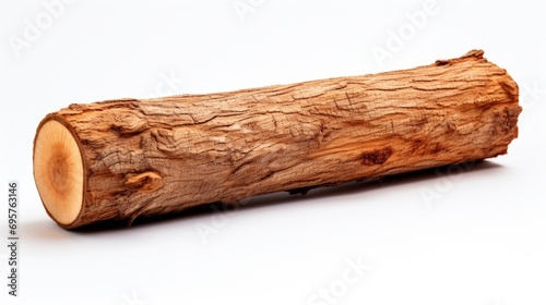 A piece of wood placed on a table, suitable for various uses