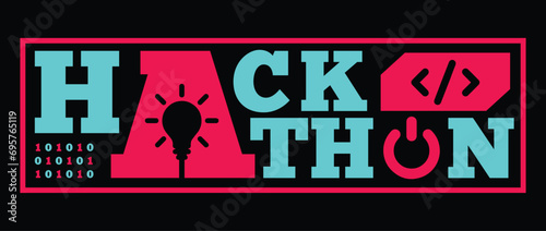 Hackathon or Information Technology Idea Competition or Coding Competition Logo