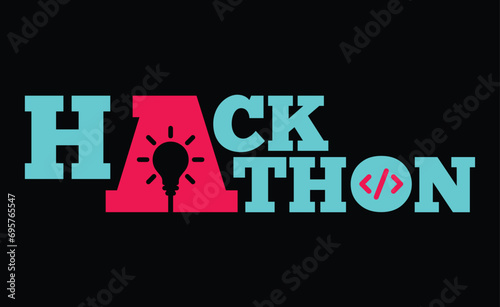 Hackathon or Information Technology Idea Competition or Coding Competition Logo