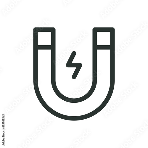 Lead generation isolated icon, customer attraction vector icon with editable stroke