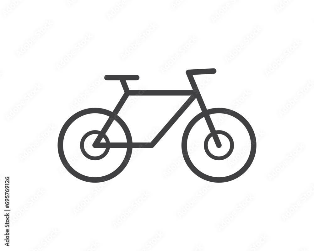 Bicycle exercise icon vector symbol isolated Bicycle exercise icon vector symbol isolated