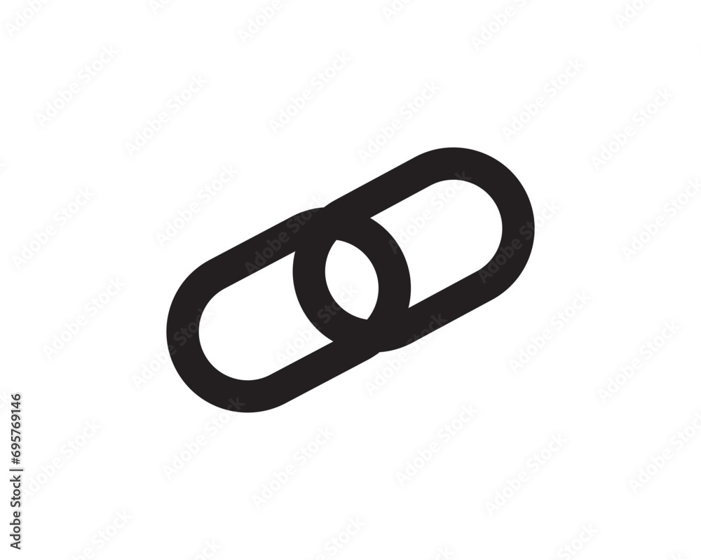 Chain icon vector symbol design Chain icon vector symbol design