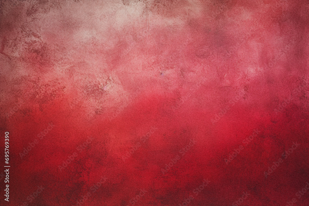 Explore textured red backdrop with grunge and grain. Captivating shades of crimson perfect for dynamic visual compositions - obrazy, fototapety, plakaty 