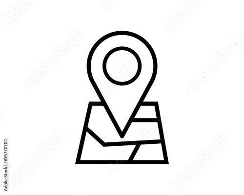 Location gps maps pointer icon vector symbol design 