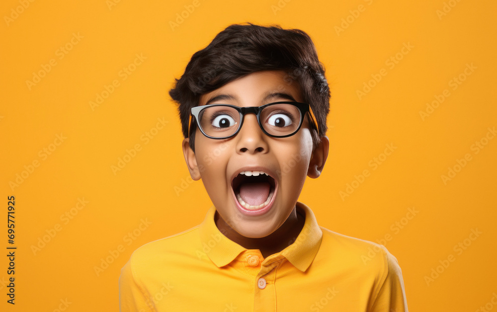cute little boy wearing eyeglasses and giving shocking expression cute little boy wearing eyeglasses and giving shocking expression