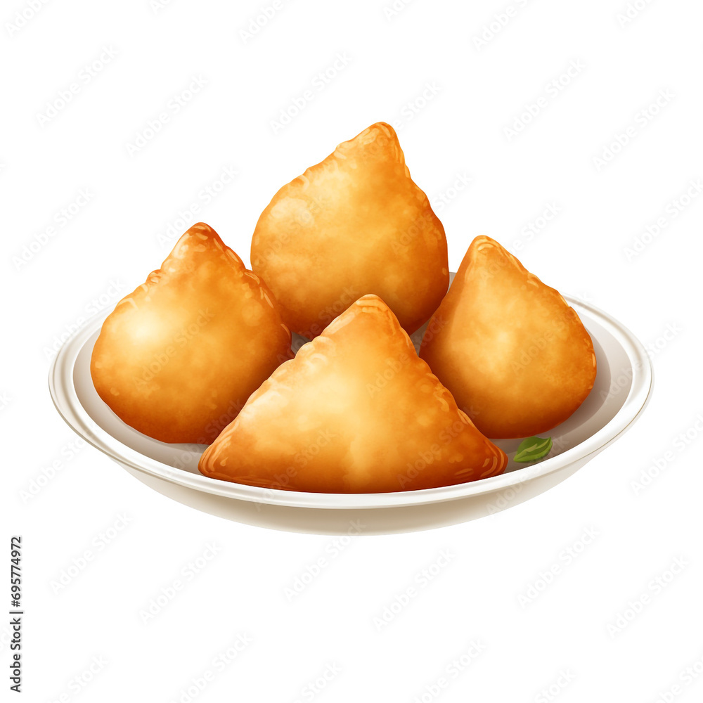 Coxinhas isolated on transparent background