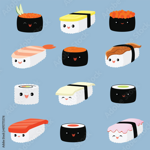 Set of sushi