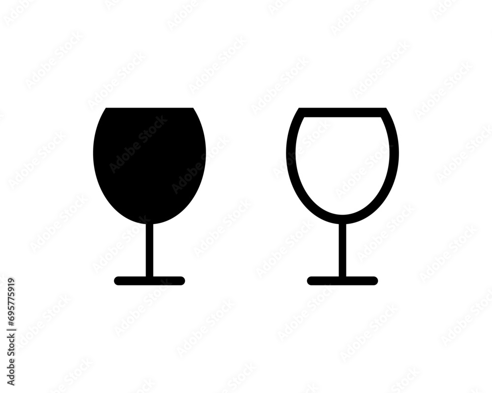 Wine glass drink icon vector symbol design isolated Wine glass drink icon vector symbol design isolated
