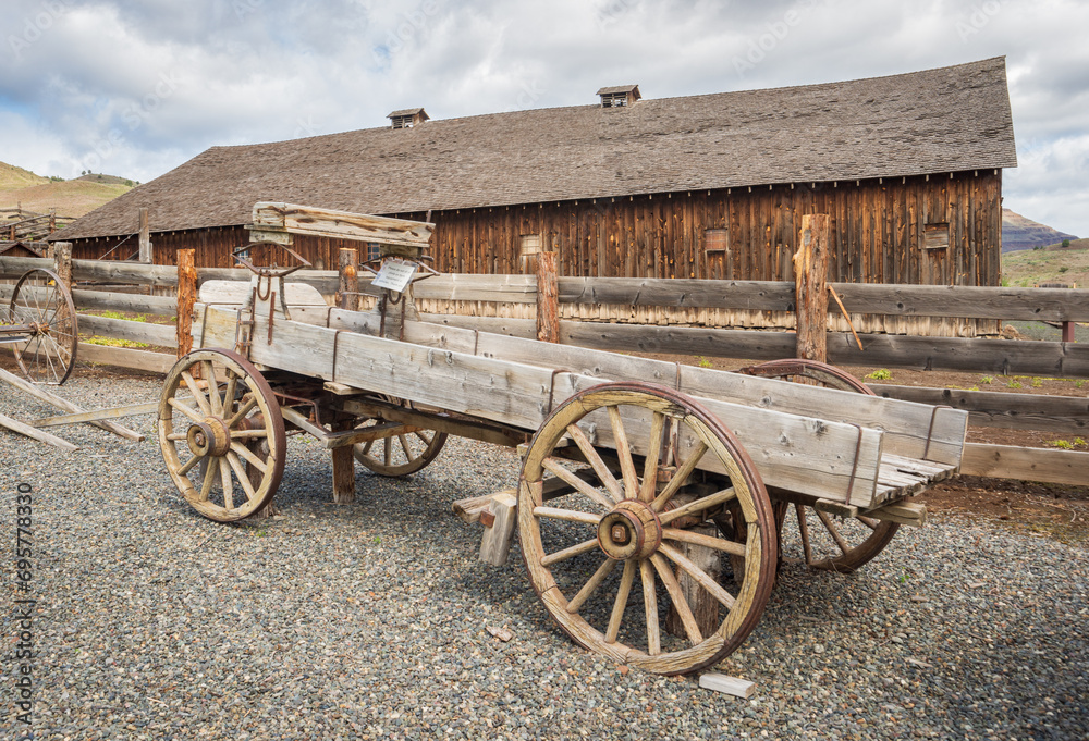 Farm Equipment at Cant Ranch in John Day Fossil Beds National Monument