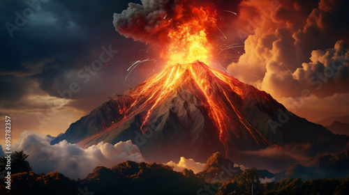 Capturing a Volcanic Eruption