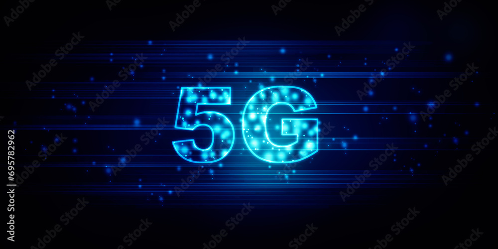 2d rendering 5G Network 5G Connection 2d rendering 5G Network 5G Connection