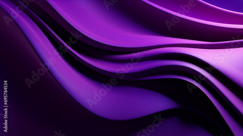 Wallpaper Mural Beautiful luxury 3D modern abstract neon purple background composed of waves with light digital effect. Torontodigital.ca