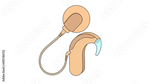 cochlear implant for hearing loss in deaf people photo