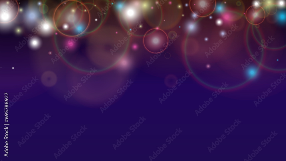 Magic Abstract Defocused Bokeh Circles Background Design. Christmas snowfall Vector Horizontal Illustration. Cosmic Print. Glitter confetti. Good for Banners, Posters, Covers, Flyers, Cards. Magic Abstract Defocused Bokeh Circles Background Design. Christmas snowfall Vector Horizontal Illustration. Cosmic Print. Glitter confetti. Good for Banners, Posters, Covers, Flyers, Cards.
