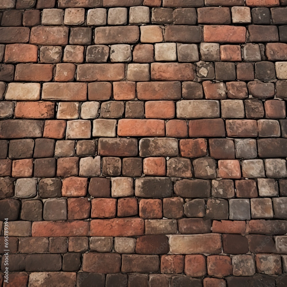 Brick floor background, texture Brick floor background, texture