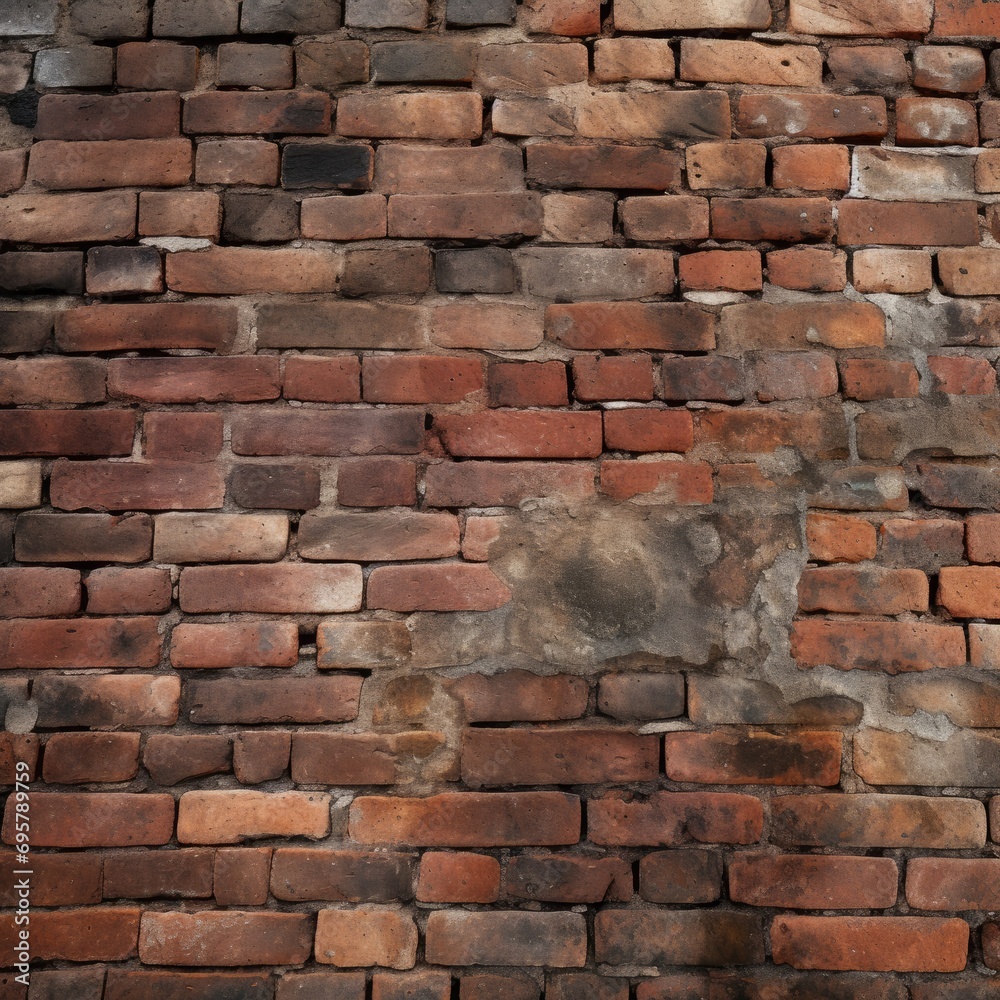 Fototapeta premium Brick floor background