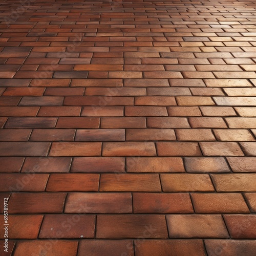 Brick floor background  texture