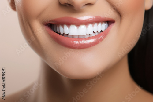 Young and beautiful indian woman smiling on white background.