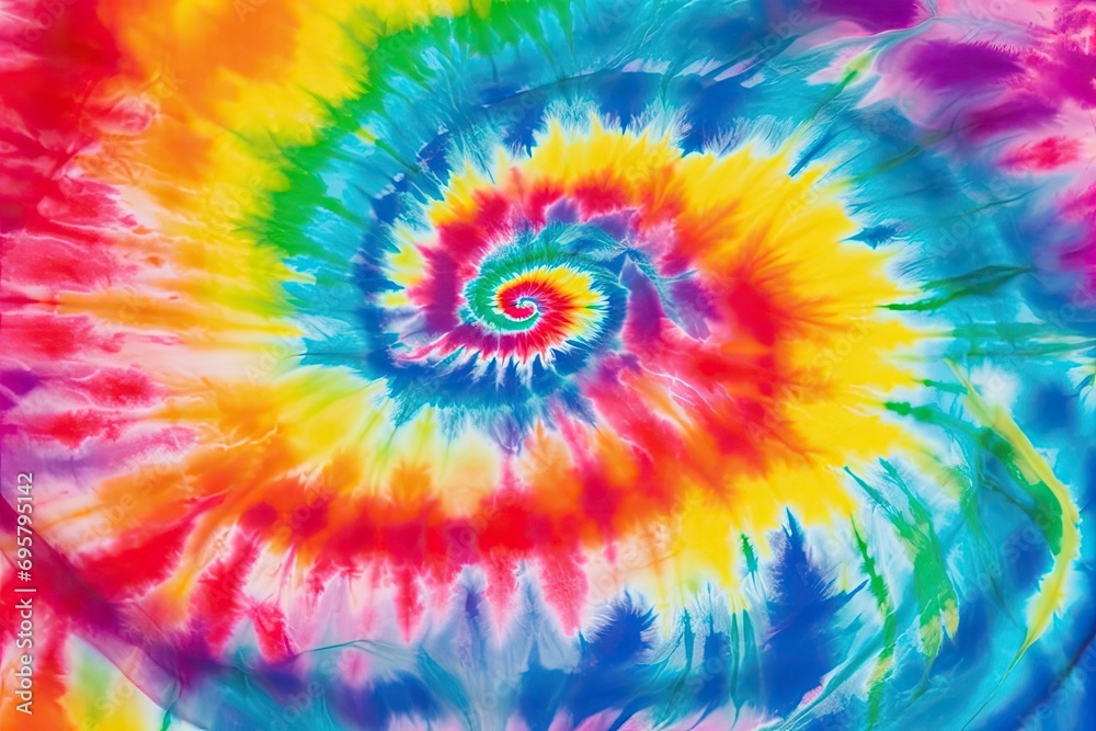 Abstract festive colorful background, Bright round Tie Dye pattern illustration. Abstract festive colorful background, Bright round Tie Dye pattern illustration.