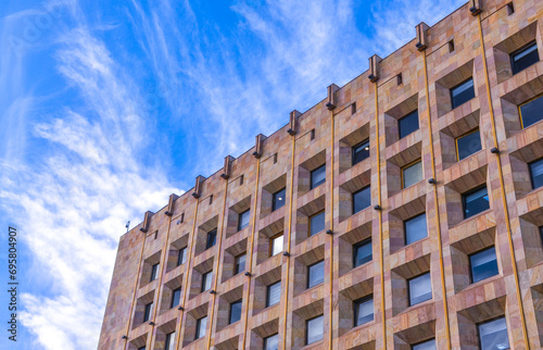 Government of Georgia building facade in Tbilisi