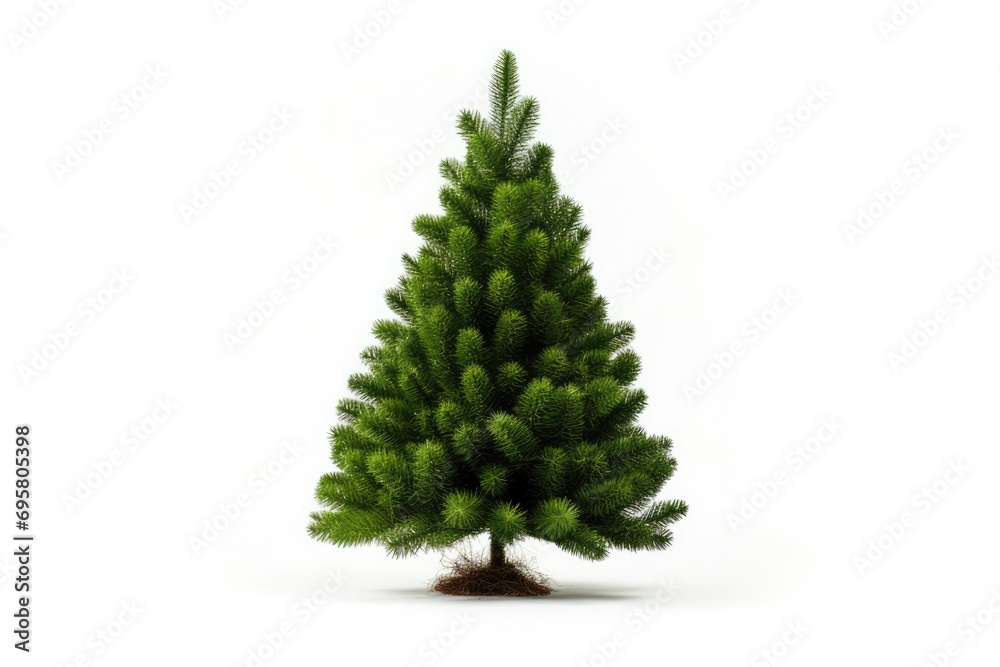 Lonely Artificial Christmas Tree Image Lonely Artificial Christmas Tree Image
