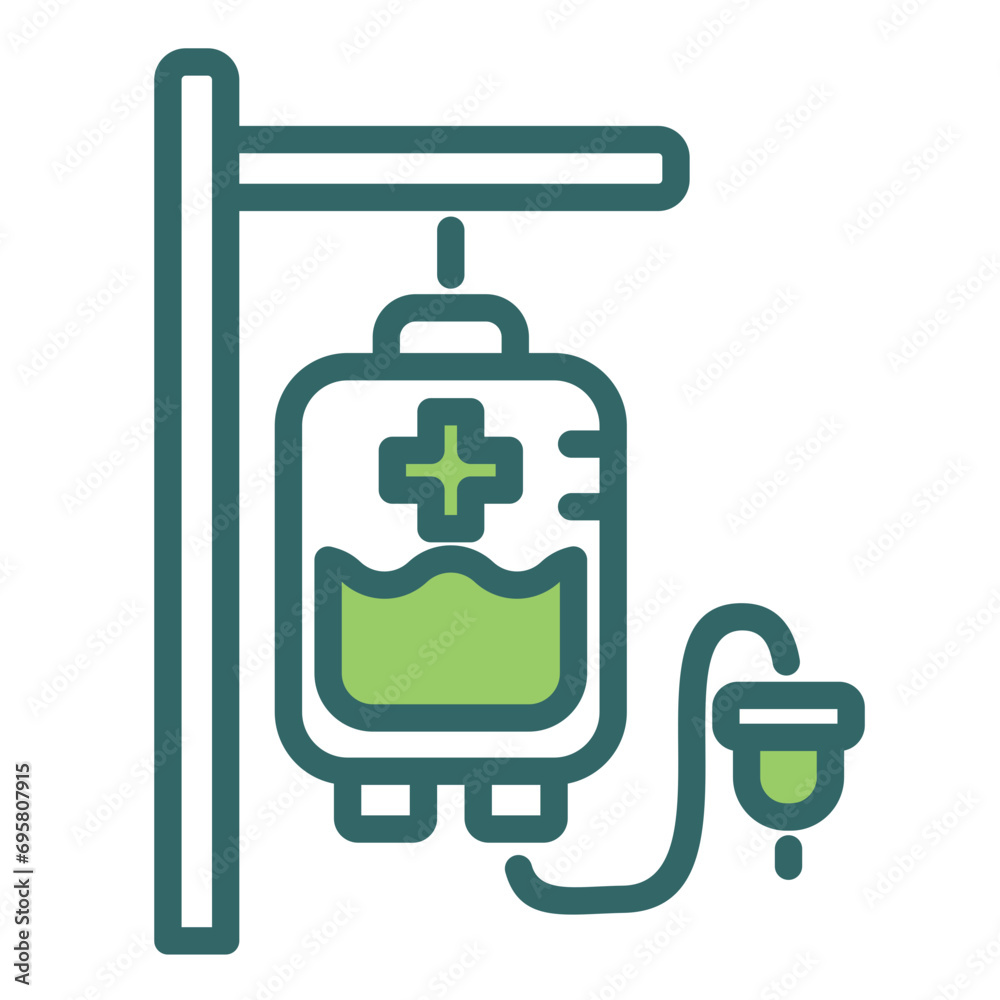 Obraz premium Blood Bag Icon