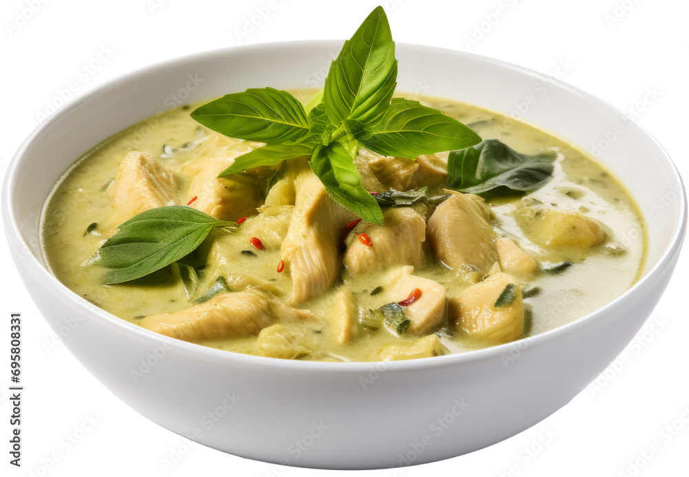 green curry isolated on transparent background green curry isolated on transparent background