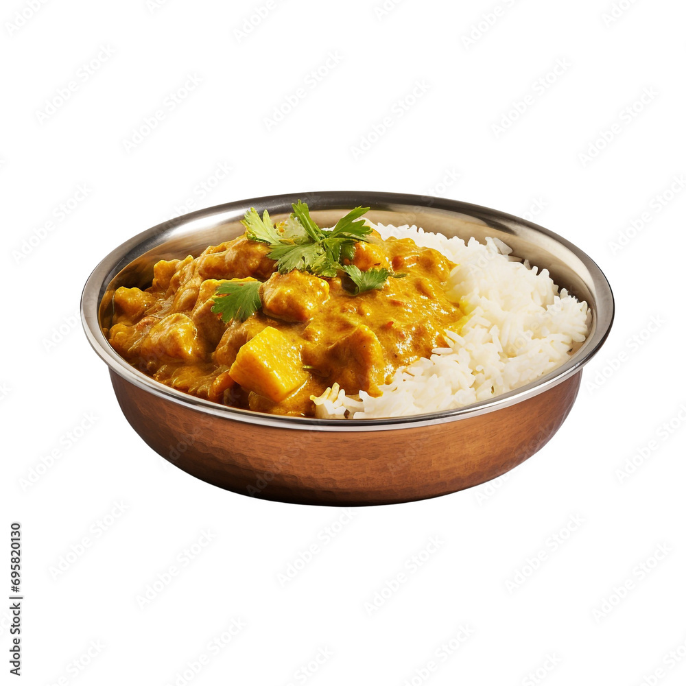 Curry isolated on transparent background
