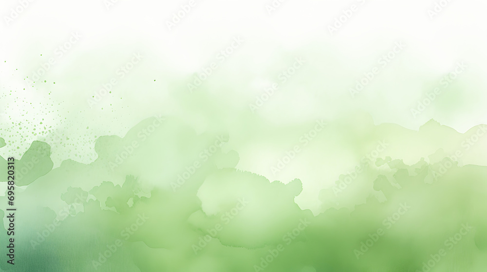 Green Watercolor background wallpaper.Transparent overlay