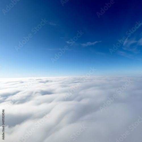 Above the cloud.