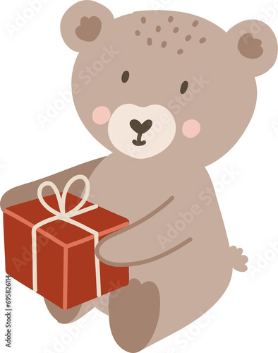 Cute teddy bear, lovely character for kids, chukdren products, valentines day
