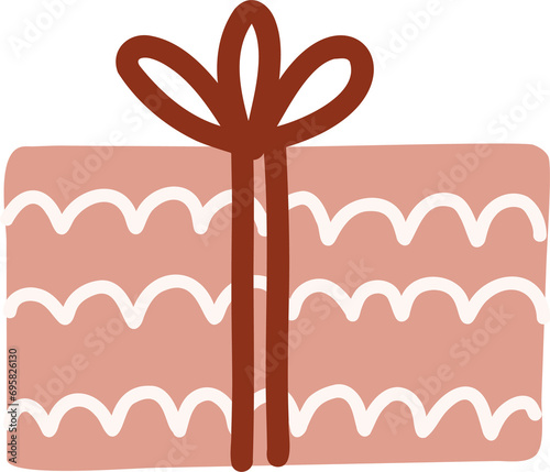 Gift box, present box element