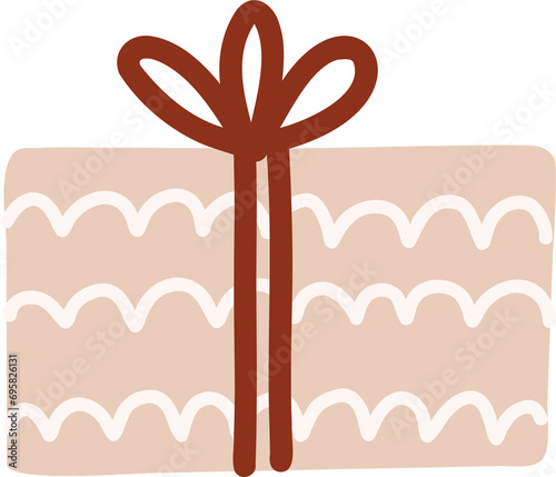 Gift box, present box element