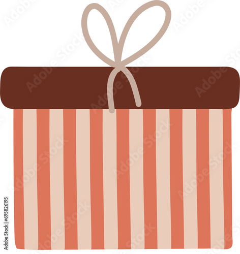 Gift box, present box element