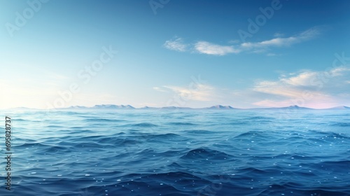 Calm Ocean Horizon Minimalistic