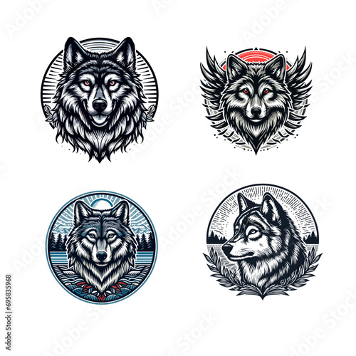 Wolf Wonders Vector Pack