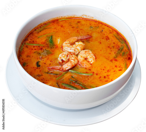 spicy prawn soup ต้มยำกุ้ง