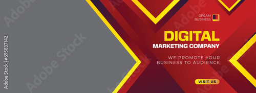 Trendy and creative banner design