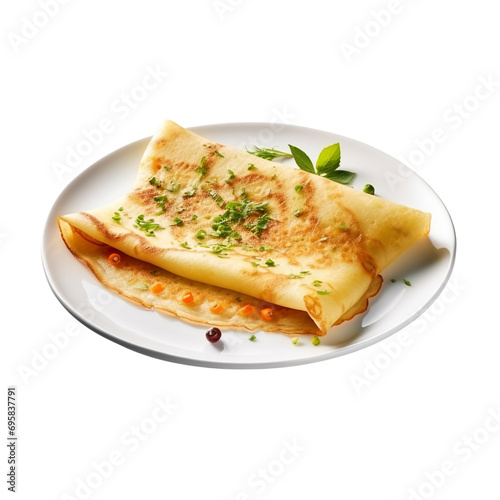 Dosa isolated on transparent background