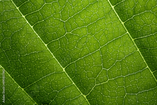 Close up of fresh green leaf texture. Macro photography. Greenery background in garden with copy space using as background. Natural background texture. 