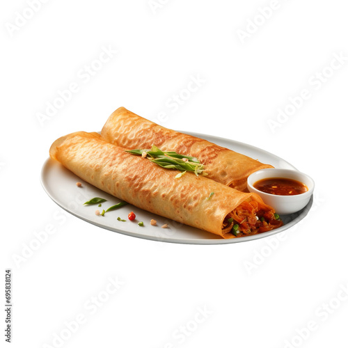 Dosa isolated on transparent background © Tohamina